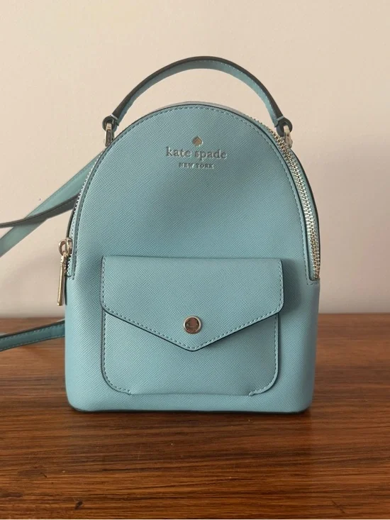 kate spade light blue mini backpack - Picture 1 of 4